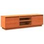 Massives TV-Möbel aus Kiefernholz in brauner Wachsfarbe, 140x35x40 cm. von , TV-Möbel - Ref: Foro24-847131, Preis: 124,07 €, ...