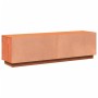 Massives TV-Möbel aus Kiefernholz in brauner Wachsfarbe, 140x35x40 cm. von , TV-Möbel - Ref: Foro24-847131, Preis: 124,07 €, ...