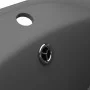 Luxurious sink with dark gray ceramic overflow 58.5x39 cm by vidaXL, Sinks - Ref: Foro24-146939, Price: 88,45 €, Discount: %