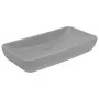 Matte light gray rectangular ceramic luxury washbasin 71x38 cm by vidaXL, Sinks - Ref: Foro24-146960, Price: 82,11 €, Discoun...