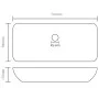 Matte light gray rectangular ceramic luxury washbasin 71x38 cm by vidaXL, Sinks - Ref: Foro24-146960, Price: 82,11 €, Discoun...