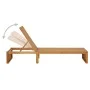 Sonnenliege mit Kissen massives Akazienholz von , Liegen - Ref: Foro24-3064152, Preis: 233,78 €, Rabatt: %