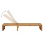 Sonnenliege mit Kissen massives Akazienholz von , Liegen - Ref: Foro24-3064152, Preis: 233,78 €, Rabatt: %