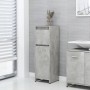 Badezimmerschrank aus grauem Betonsperrholz 30x30x95 cm von vidaXL, Badezimmermöbel - Ref: Foro24-802664, Preis: 50,58 €, Rab...