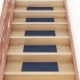 Alfombrilla autoadhesiva escalera 15 uds azul 60x25 cm de , Alfombrillas para escalones - Ref: Foro24-326922, Precio: 28,14 €...