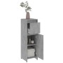 Badezimmerschrank aus grauem Betonsperrholz 30x30x95 cm von vidaXL, Badezimmermöbel - Ref: Foro24-802664, Preis: 50,58 €, Rab...