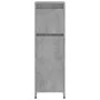 Badezimmerschrank aus grauem Betonsperrholz 30x30x95 cm von vidaXL, Badezimmermöbel - Ref: Foro24-802664, Preis: 52,34 €, Rab...