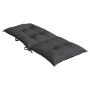 High back chair cushions 4 pcs anthracite grey melange fabric by , Cushions for chairs and sofas - Ref: Foro24-4002344, Price...