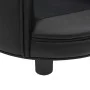 Sofá para perros felpa y cuero sintético negro 48x48x32 cm by vidaXL, Beds for dogs - Ref: Foro24-170957, Price: 92,44 €, Dis...