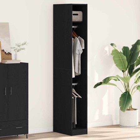 Armario Roble negro 30 x 50 x 200 cm Madera contrachapada
