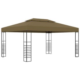 Cenador gris taupe 3x4 m 180 g/m²