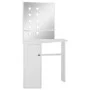 Corner Dressing Table Makeup Table with White LED Light by vidaXL, Bedroom Dressers - Ref: Foro24-288450, Price: 170,99 €, Di...