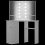 Corner Dressing Table Makeup Table with White LED Light by vidaXL, Bedroom Dressers - Ref: Foro24-288450, Price: 170,99 €, Di...