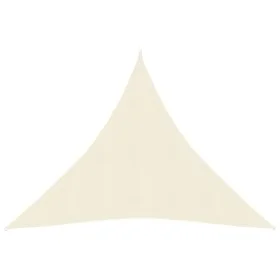 Toldo de vela HDPE crema 160 g/m² 6x6x6 m de , Sombrillas - Ref: Foro24-311212, Precio: 40,38 €, Descuento: %