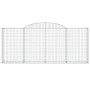 Gabionenkörbe 3 Stk. Bogenform Eisen 300x30x120/140 cm von , Töpfe und Pflanzgefäße - Ref: Foro24-3146540, Preis: 403,57 €, R...