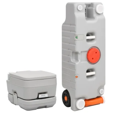 Juego de inodoro portátil y tanque de agua para camping by , Camping and hiking - Ref: Foro24-3186655, Price: 289,61 €, Disco...