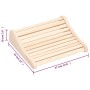 Sauna-Kopfstütze aus massivem Kiefernholz von vidaXL, Saunazubehör - Ref: Foro24-51690, Preis: 38,41 €, Rabatt: %