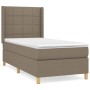 Boxspringbett mit Matratze in Taupe-Grau 90x190 cm von , Betten und Lattenroste - Ref: Foro24-3131957, Preis: 346,99 €, Rabat...
