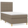 Boxspringbett mit Matratze in Taupe-Grau 90x190 cm von , Betten und Lattenroste - Ref: Foro24-3142301, Preis: 335,32 €, Rabat...