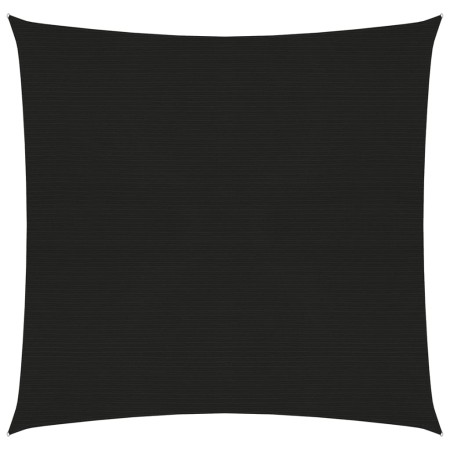 Black HDPE sail shade 160 g/m² 6x6 m by , Umbrellas - Ref: Foro24-311719, Price: 68,09 €, Discount: %