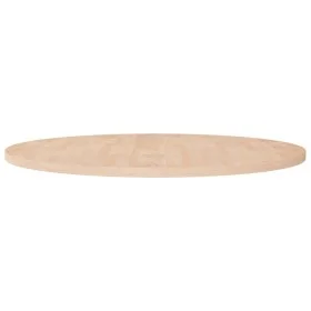 Round oak wood untreated table top Ø90x2.5cm by , Table tops - Ref: Foro24-342906, Price: 126,40 €, Discount: %
