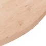 Round oak wood untreated table top Ø90x2.5cm by , Table tops - Ref: Foro24-342906, Price: 126,40 €, Discount: %
