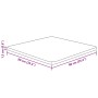 Square oak wood untreated table top 90x90x1.5cm by , Table tops - Ref: Foro24-342919, Price: 92,27 €, Discount: %