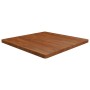 Square table top made of dark brown oak wood, 90x90x4cm by , Table tops - Ref: Foro24-343079, Price: 182,98 €, Discount: %