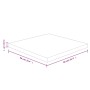 Quadratische Tischplatte aus dunkelbraunem Eichenholz 90x90x4cm von , Tischplatten - Ref: Foro24-343079, Preis: 182,98 €, Rab...