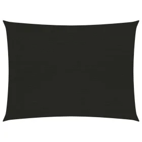 Black HDPE sail shade 160 g/m² 6x7 m by , Umbrellas - Ref: Foro24-311744, Price: 77,95 €, Discount: %