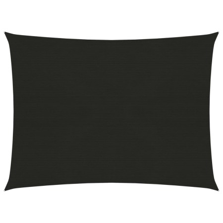 Black HDPE sail shade 160 g/m² 6x7 m by , Umbrellas - Ref: Foro24-311744, Price: 74,46 €, Discount: %