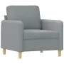 Set of sofas with 4 light gray fabric cushions by , Sofas - Ref: Foro24-3202078, Price: 672,31 €, Discount: %