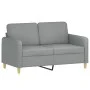 Set of sofas with 4 light gray fabric cushions by , Sofas - Ref: Foro24-3202078, Price: 672,31 €, Discount: %