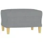Set of sofas with 4 light gray fabric cushions by , Sofas - Ref: Foro24-3202078, Price: 672,31 €, Discount: %