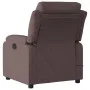 Dunkelbrauner Liegemassagesessel aus Stoff von , Sessel - Ref: Foro24-373479, Preis: 247,70 €, Rabatt: %