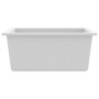 Kitchen sink with white granite overflow by vidaXL, Sinks - Ref: Foro24-147076, Price: 164,92 €, Discount: %