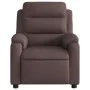 Dunkelbrauner Liegemassagesessel aus Stoff von , Sessel - Ref: Foro24-373479, Preis: 247,70 €, Rabatt: %