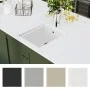 Kitchen sink with white granite overflow by vidaXL, Sinks - Ref: Foro24-147076, Price: 168,52 €, Discount: %