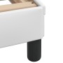 Bettgestell mit Kopfteil aus weißem Kunstleder, 140 x 190 cm von , Betten und Lattenroste - Ref: Foro24-3208090, Preis: 223,4...