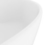 Luxury washbasin with matte white ceramic overflow 36x13 cm by vidaXL, Sinks - Ref: Foro24-147031, Price: 78,15 €, Discount: %