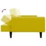 Zweiplätziges Schlafsofa mit gelbem Samthocker. von , Sofas - Ref: Foro24-3216254, Preis: 311,35 €, Rabatt: %