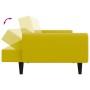 Zweiplätziges Schlafsofa mit gelbem Samthocker. von , Sofas - Ref: Foro24-3216254, Preis: 317,67 €, Rabatt: %