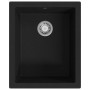 Küchenspüle mit Überlauf aus schwarzem Granit von vidaXL, Sinkt - Ref: Foro24-147073, Preis: 165,87 €, Rabatt: %