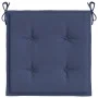 Cushions for pallet furniture 2 units navy blue fabric 40x40x3 cm by , Cushions for chairs and sofas - Ref: Foro24-378358, Pr...