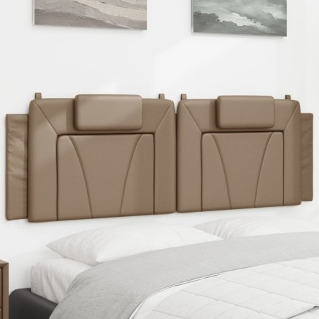 Gepolstertes Kopfteil aus synthetischem Capuccino-Leder, 160 cm. von , Kopf- und Fußteile - Ref: Foro24-374801, Preis: 53,74 ...