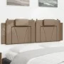 Cabecero de cama acolchado cuero sintético capuchino 160 cm de , Cabeceros y pies de cama - Ref: Foro24-374801, Precio: 52,94...