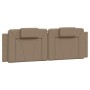 Cabecero de cama acolchado cuero sintético capuchino 160 cm de , Cabeceros y pies de cama - Ref: Foro24-374801, Precio: 54,73...