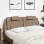 Cabecero de cama acolchado cuero sintético capuchino 160 cm de , Cabeceros y pies de cama - Ref: Foro24-374801, Precio: 54,73...