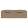 Cabecero de cama acolchado cuero sintético capuchino 160 cm de , Cabeceros y pies de cama - Ref: Foro24-374801, Precio: 54,73...