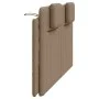 Gepolstertes Kopfteil aus synthetischem Capuccino-Leder, 160 cm. von , Kopf- und Fußteile - Ref: Foro24-374801, Preis: 52,94 ...